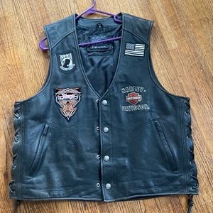 Men’s size XL Harley Davidson leather vest